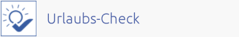 Urlaubs-Check